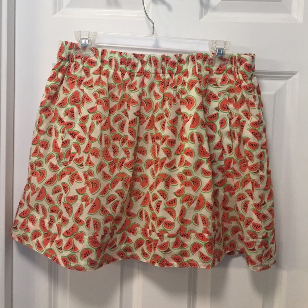 J Crew watermelon skirt